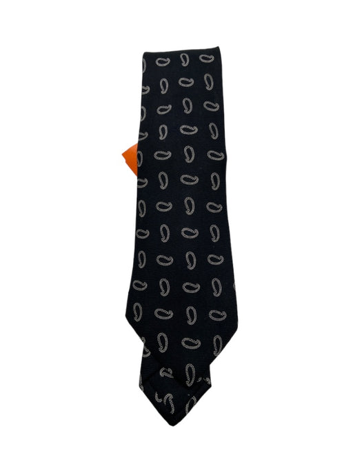 Kiton Black & White All Over Print Men's Tie