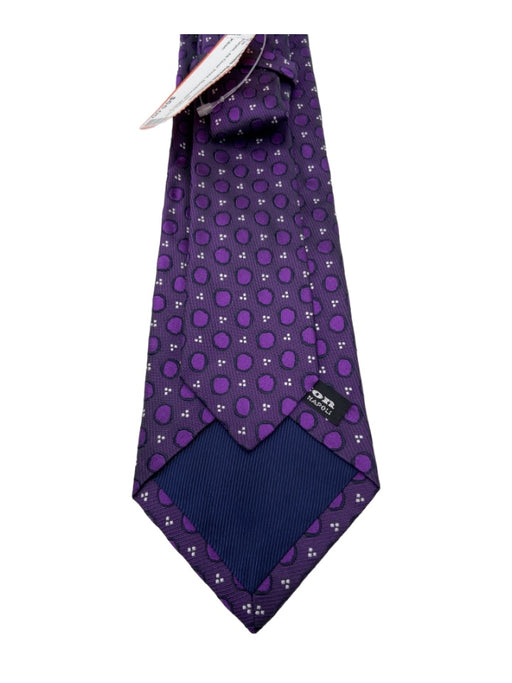 Kiton Purple All Over Print Men's Tie