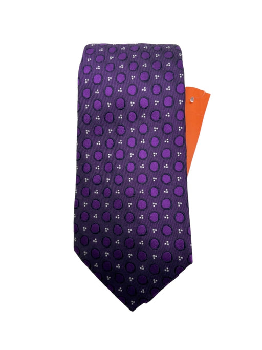 Kiton Purple All Over Print Men's Tie