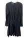 Zadig & Voltaire Size S Black Viscose Pleated Dress Black / S