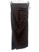 Zara Size XS Brown Polyester Slit Ruched Maxi Skirt Brown / XS