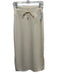 Anna Cate Size S Cream White No Fabric Tag Elastic & Drawstring Waist Midi Skirt Cream White / S