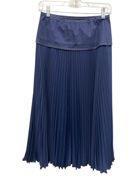 Cartolina Size XXS Navy Blue & White Cotton & Polyester White stitching Skirt Navy Blue & White / XXS