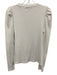 Veronica Beard Size XS White Pima Cotton V Neck Front Button Closure Ribbed Top White / XS