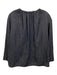 'S Max Mara Size Est S Denim Blue No Fabric Tag Elastic neck 3/4 Sleeve Top Denim Blue / Est S