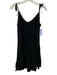 Maven West Size S Black No Fabric Tag String tie shoulders V Neck Tiered Dress Black / S