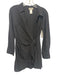 L Space Size XS Black Viscose & Cotton Collar Neck Stitch Design Dress Black / XS
