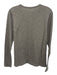 Erin Gray Size S Gray Pima Cotton Crew Neck Heathered Long Sleeve Top Gray / S