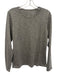 Erin Gray Size S Gray Pima Cotton Crew Neck Heathered Long Sleeve Top Gray / S