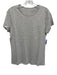 Erin Gray Size S Light Gray Pima Cotton Crew Neck Heathered Short Sleeve Top Light Gray / S