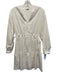 Rails Size Est S White Cotton Blend V Neck Elastic & Drawstring Waist Dress White / Est S