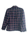 Favorite Daughter Size 2 Navy Blue, Red, White Wool Blend Tweed Plaid Jacket Navy Blue, Red, White / 2