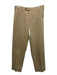 Zanella Size 36 Tan Cotton Solid Cuffed Khakis Men's Pants Tan / 36