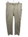 Peter Millar Size 36 Tan Cotton Solid Khaki Cuffed Men's Pants Tan / 36