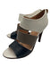 Bottega Veneta Shoe Size 39 White Brown Black Leather open toe Back Zip Pumps White Brown Black / 39