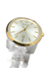 Bulova Silver & Gold Stainless steel 3 Hand Two Tone Calendar Window Watches Silver & Gold