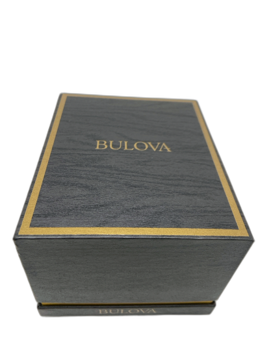 Bulova Silver & Gold Stainless steel 3 Hand Two Tone Calendar Window Watches Silver & Gold