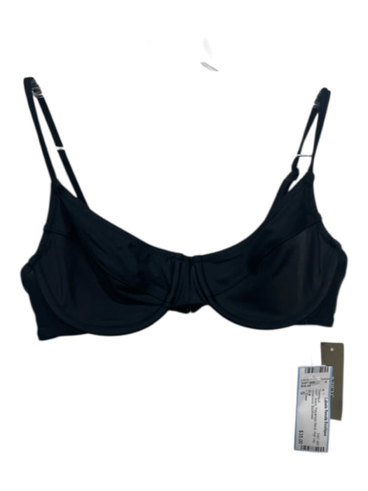 J. Crew Size S Black Polyamide Blend High Leg Underwire Swimsuit Black / S