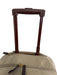 Bric's Beige & Brown Suede Zip Close Wheels Luggage Beige & Brown