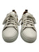 Fairfax & Favor Shoe Size 38 White, Brown & Navy Leather Upper Low Top Sneakers White, Brown & Navy / 38