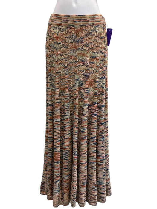 Zimmermann Size 1/S Beige & Multi Cotton Marled Open Knit Sleeveless Skirt Set