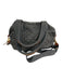 MZ Wallace Dark Grey Synthetic Quilted Zip Close Bag Dark Grey