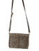 Hammitt Brown Leather Gold Tone Hardware Zip Pocket Magnetic Close Bag Brown / S