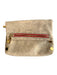 Hammitt Brown Leather Gold Tone Hardware Zip Pocket Magnetic Close Bag Brown / S