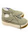 Ugg Shoe Size 7.5 Green Suede Lace Up Round Toe Platform Shoes Green / 7.5
