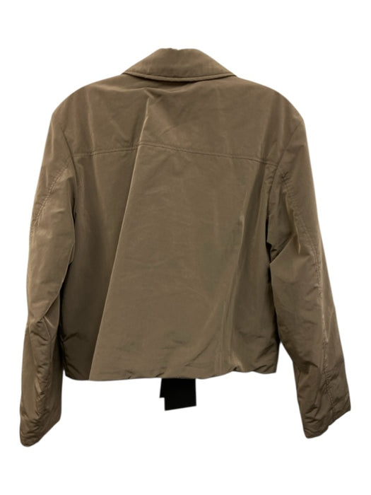 Mossimo Dutti Size S Taupe Polyester Button Front Front Pockets Jacket Taupe / S