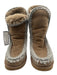 Mou Shoe Size est 38 Light Brown & Gray Suede Shearling Interior Folded Boots Light Brown & Gray / est 38