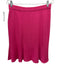 St. John Size 2 Pink, Black & White Wool Blend Contrast Trim Zip Up Skirt Set Pink, Black & White / 2