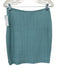 St. John Size 4 Turquoise Blue Wool Blend Knit Button Detail Jacket Skirt Set Turquoise Blue / 4