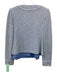 St. John Collection Size 2 Periwinkle Blue & White Wool Blend Knit Skirt Set Periwinkle Blue & White / 2