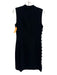 Elie Tahari Size 4 Black Triacetate & Polyester Sleeveless Mandarin Collar Dress Black / 4