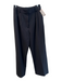Favorite Daughter Size 8 Black Polyester Blend Wide Leg Pleat Zip Fly Pants Black / 8