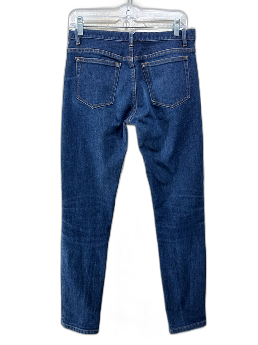 APC Size 30 Dark Wash Cotton Solid Slim Jean Men's Pants Dark Wash / 30