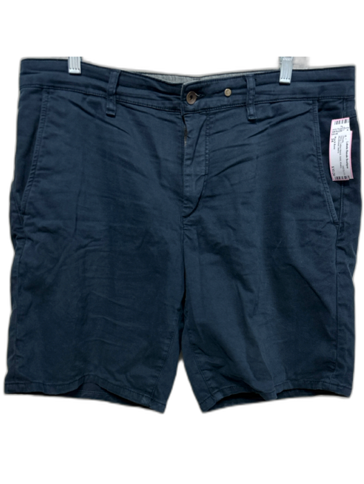 Rag & Bone Size 34 Navy Cotton Blend Solid Khakis Men's Shorts Navy / 34