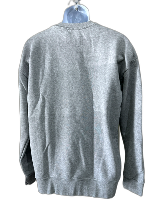 Dior Size XL Gray Cotton Solid Sweatshirt Men's Long Sleeve Shirt Gray / XL