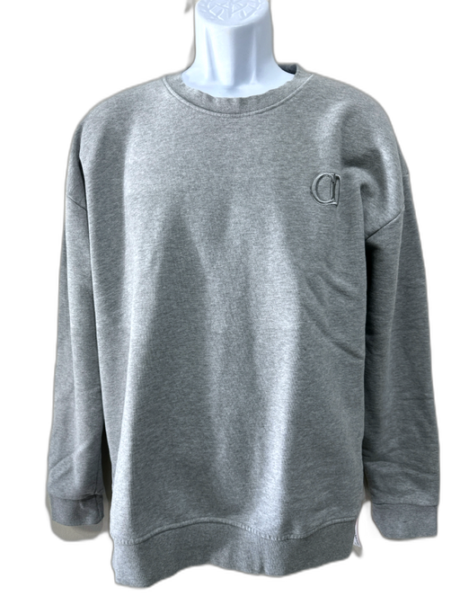 Dior Size XL Gray Cotton Solid Sweatshirt Men's Long Sleeve Shirt Gray / XL