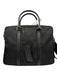 Prada Like New Black Nylon & Leather Solid Satchel Men's Bag Black