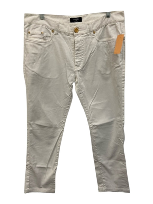 Ports Size 32 White Cotton Solid Jean Men's Pants White / 32