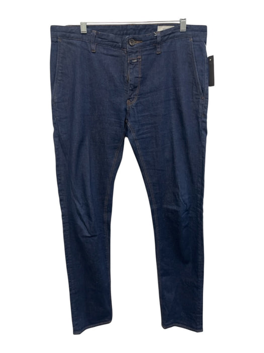 Closed Size 33 Dark Wash Cotton Blend Solid Skinny Jean Men's Pants Dark Wash / 33