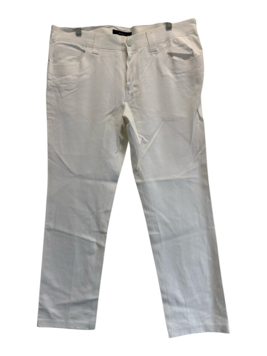Gucci Size 50 White Cotton Solid Jean Men's Pants White / 50
