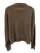 27 Miles Size L Brown Cashmere Ribbed Long Sleeve Sweater Brown / L
