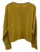 27 Miles Size L Green Cashmere Ribbed Long Sleeve Raw Hem Sweater Green / L