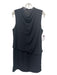 Trina Turk Size 10 Black Polyester High Neck Draped Dress Black / 10