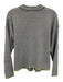 Zaket & Plover Size M Black, White & Green Cotton Blend Long Sleeve Striped Top Black, White & Green / M
