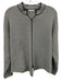 Zaket & Plover Size M Black, White & Green Cotton Blend Long Sleeve Striped Top Black, White & Green / M
