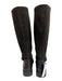Vero Cuoio Shoe Size 8M Dark Brown Leather Zip Up Below Knee Buckle Detail Shoes Dark Brown / 8M